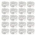 thumbnail image 1 of 20pcs Poignée de Porte Tampon Anticollision PVC Pare-Chocs de Porte Transparent pour Chambre à Coucher, 1 of 14