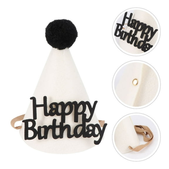WHAMVOX  Birthday Hat Crown Party Supplies Decorations Mini Hats Child Baby White