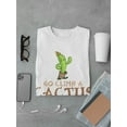 thumbnail image 3 of Go Climb A Cactus Cartoon Graphic Men T-Shirt, Male x-Large, 3 of 4