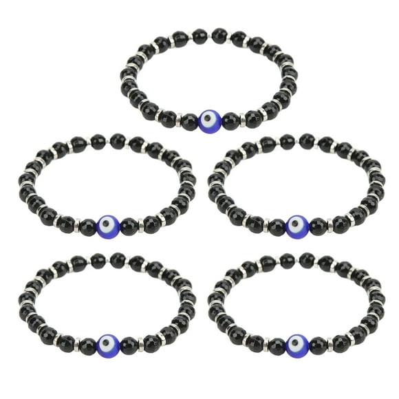 Evil Eye Bracelets Pack,5 Pcs Evil Eye Evil Eye Bracelet Blue Eye Bracelet Built for Professionals
