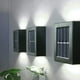 thumbnail image 5 of Led De 2 Uds., Luz De Pared Solar Para Exteriores, Lámpara De Pared Para Arriba Y Abajo, Camino, Escaleras, Jardín, Luces De Calle Decorativas Yuarrent HA045851-03, 5 of 6