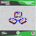 thumbnail image 3 of Kalair GFX Graphics Kit for Kawasaki KX60 (1984-2004) Snagged Series, 3 of 5
