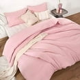 thumbnail image 4 of Twin/Twin XL Comforter Set for College Girls Boys Pink, 1 Comforter & 1 Pillowcase, Lightweight Kids Comforter Set All Season Dorm Bedding, 4 of 7