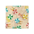 thumbnail image 1 of Graphic Beach Head Scarf, Parasols Towels Legs, Head Wrap, 3 Sizes, by Ambesonne, 1 of 2