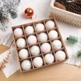 thumbnail image 3 of Shiny Foam Christmas Ball Pendant Flash Styrofoam Ball 6/8cm Christmas Tree Decoration Hanging Ball, 3 of 5