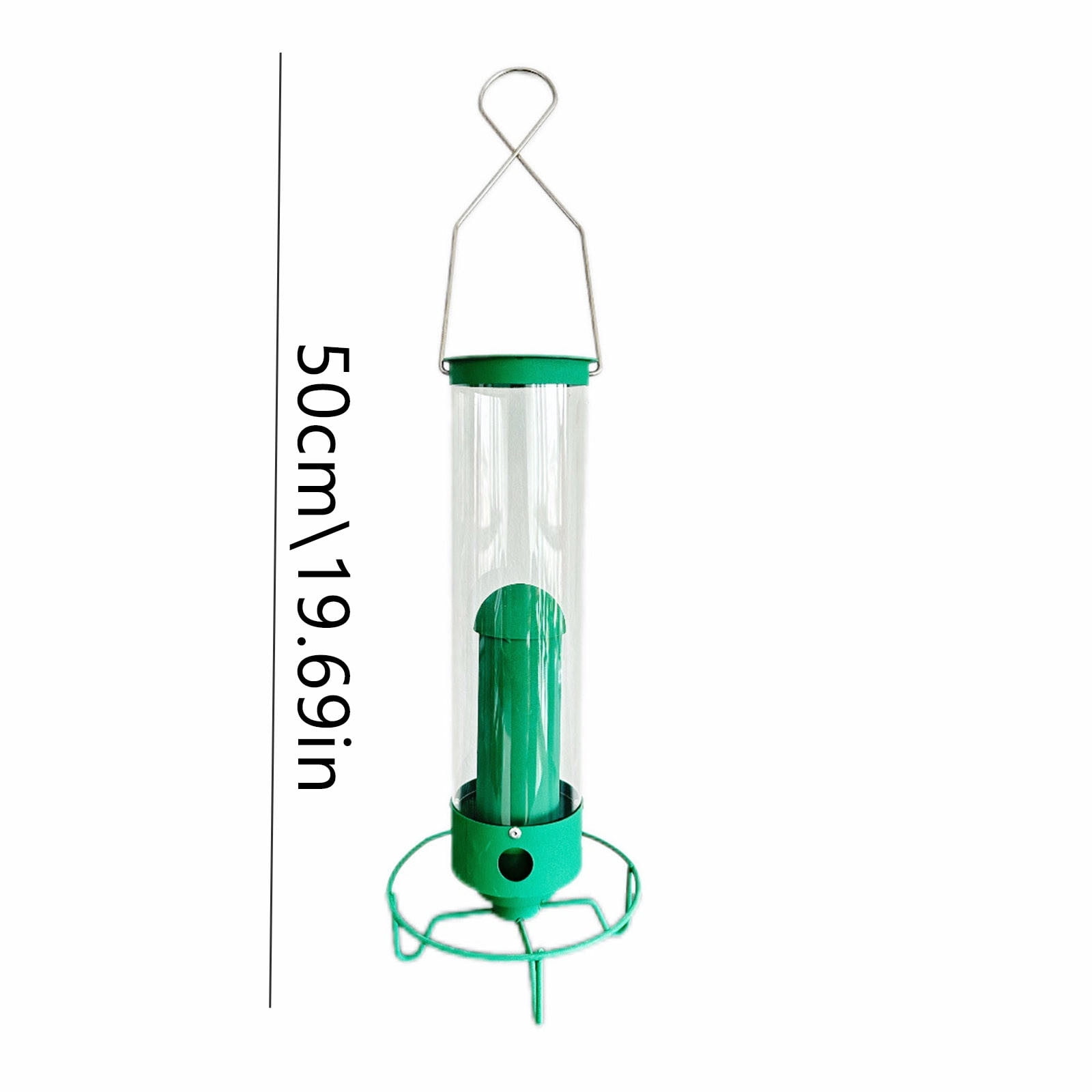 Stijggn Bird Feeder Hanging Feeder Seed Tray, Platform Metal Mesh , Outdoor Garden Decoration for Cardinals, Bluebirds & Wild Birds