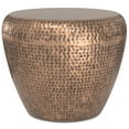 thumbnail image 4 of Simpli Home Preston 22 inch Wide Modern Industrial Metal Side Table in Antique Copper, Fully Assembled, 4 of 7