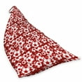 thumbnail image 2 of Football Lounger Chair Bag, Sportive Design of Soccer Balls Game Teamwork Ambitious Collaboration, High Capacity Storage with Handle Container, Lounger Size, Ruby Pale Salmon White, by Ambesonne, 2 of 5