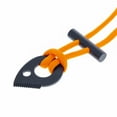 thumbnail image 2 of ASR Fire Starter Outdoor Paracord Necklace with Serrated Striker Tool - Orange, 2 of 10