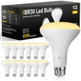 thumbnail image 1 of DAYBETTER Pqte. 12 Bombillas Led BR30 Eq. a 65 W, bombillas luz inundación int. regulables, casq. E26, luz blanca suave 2700 K, 9 W, 800 lm, Bomb. Empotr. para Techo, Lámp. Empotr. para Sala y Cocina, 1 of 7
