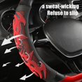 thumbnail image 2 of Car Steering Wheel Cover Silica Gel Honeycomb Cool Steering Wheel Cover Round, 2 of 3