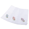 thumbnail image 1 of 12 Pañuelos De Encaje De Algodón Con Bordado De Flores Blancas Sunnimix Color Blanco Para Mujer, 1 of 7