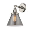 thumbnail image 4 of Innovations Lighting 201F Large Cone Large Cone 1 Light 8" Wide Semi-Flush Ceiling Fixture, 4 of 7