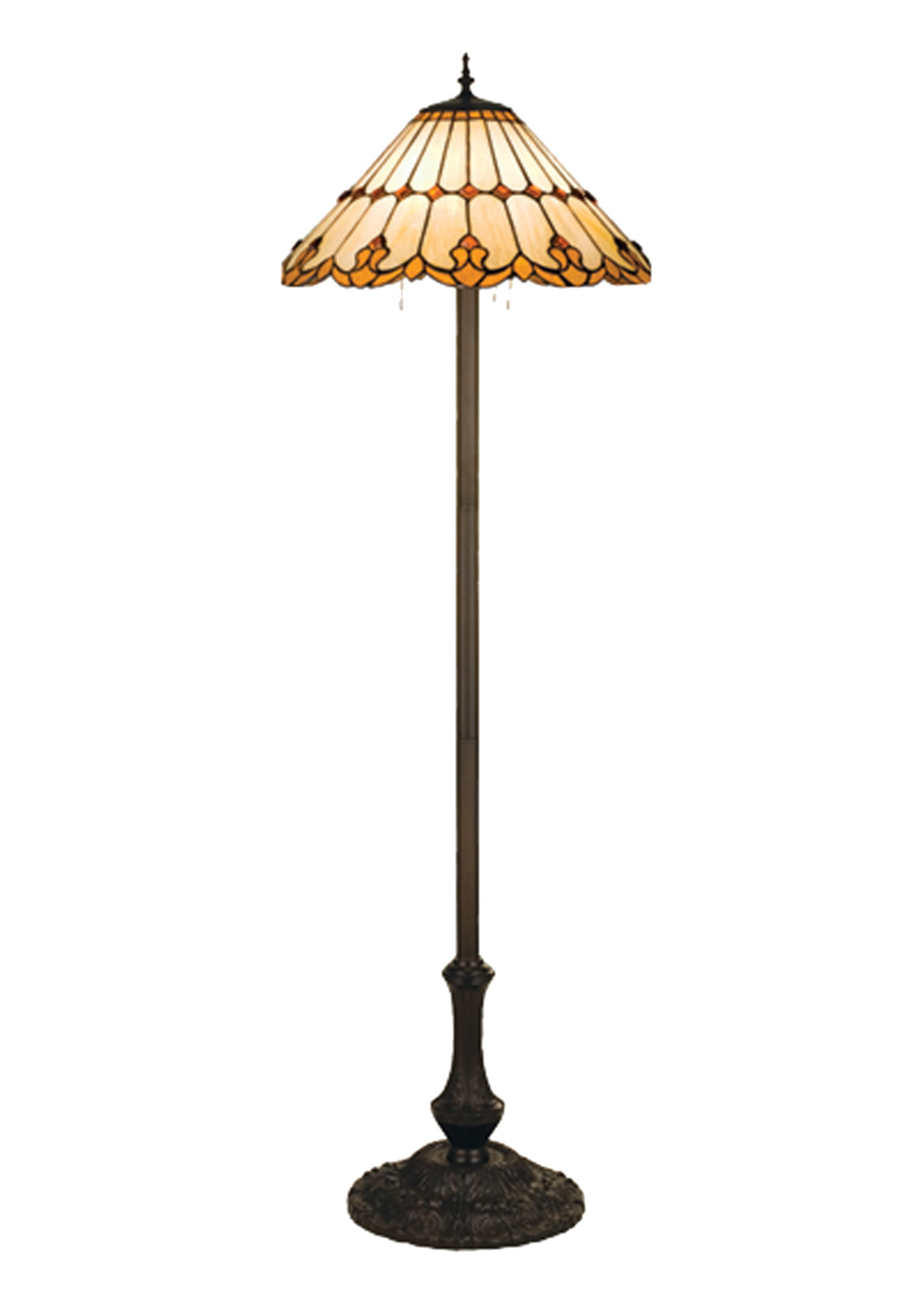 63"H Nouveau Cone Floor Lamp