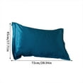 thumbnail image 3 of Clearance! Solid Color Faux Silk Pillowcase Silk No Zipper Envelope Pillow Pillow Cover, 3 of 7