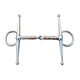 thumbnail image 5 of Bocado de caballo,Bocado de caballo Bocado de filete Bocado de caballo,Borde de brida para mejilla ecuestre,arnés occidental,Ganchos para caballos Rodillo de cadena en forma de H Acero, 5 of 9