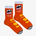 thumbnail image 3 of Pringles Cheedar Cheese Orange Men's Crew Socks, 3 of 3