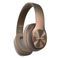 thumbnail image 3 of Bluetooth 5.0 Auricures inalámbricos para colocar sobre s Auricures con estéreo FM Ranura para TF marrón, 3 of 8