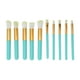 thumbnail image 1 of Unique Bargains 10 Pcs Brocha de Maquillaje Ligera para Viajes de Negocios Azul de Pelo de Fibra Sintética Plástico, 1 of 1