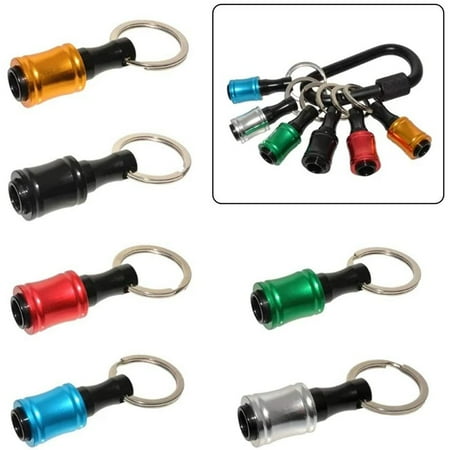 

TWCTUWEN 1/4inch Hex Shank Aluminum Alloy Screwdriver Bits Holder Extension Bar Gifts