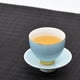 thumbnail image 2 of Taza de té de cerámica elegante y hermosa con borde dorado, juego de té de cerámica, regalo premium, 2 of 5