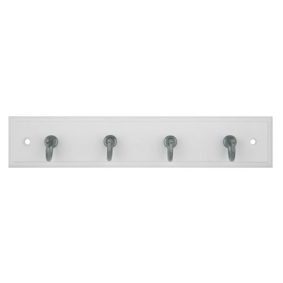 Era Classic Key and Hook Rail White