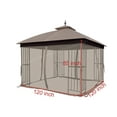 thumbnail image 4 of ​APEX GARDEN Replacement Mosquito Netting for 10' x 10' Gazebo, 4 of 7