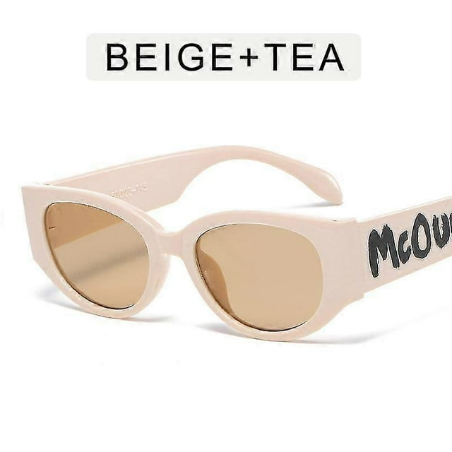 Ins Cat Eye Women Sunglasses Vintage Brand Designer Sunglasses Women Luxury Mcqueen Gafas De Mujer Small Frame Sungalsses Women
