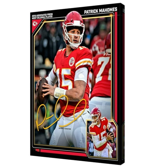 American Football Sports Chiefs Poster For Kids Fun Teen Birthday Christmas Gifts Patrick Mahomes Rugby Star Posters Frames Canvas Wall Art Print Picture For Home Room Decor