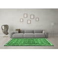 thumbnail image 3 of Ahgly Company Indoor Rectangle Abstract Emerald Green Contemporary Area Rugs, 4' x 6', 3 of 4