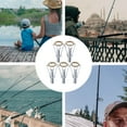 3 Count Wire Loop Rod Tips Fishing Rod Line Guide Fish Pole Repair Kit Rod Tip Repair Kit