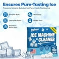 thumbnail image 4 of Sylvan Ice Machine Cleaner and Descaler Tablets | 30 Tabs | Made in USA | Nickel Safe Ice Maker Cleaner and Descaler | Universal Compatibility for Commercial & Residential Ice Makers, 4 of 8