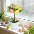 thumbnail image 6 of CuiLiyq Easter Egg Potted Table Decorations Simulation Spotted Egg Flowerpot Garden Ornaments Spring Home Centerpiece for Indoor Holiday Arrangements (F), 6 of 8