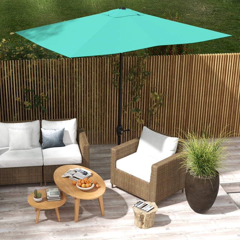 green rectangular patio umbrellas PURPLE LEAF 10x10ft Eco-Friendly Outdoor Umbrella Sustainable Yard Umbrellas, Mist Grey Enjoy the outdoors under the shade of this wonderful rectangular patio umbrella.Covering a wide area with its easy crank lift design Ainfox 15ft Large Patio Umbrella,