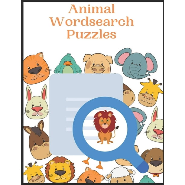 Animals Wordsearch Puzzles: Animal Word Search Books for Kids (Paperback) -  