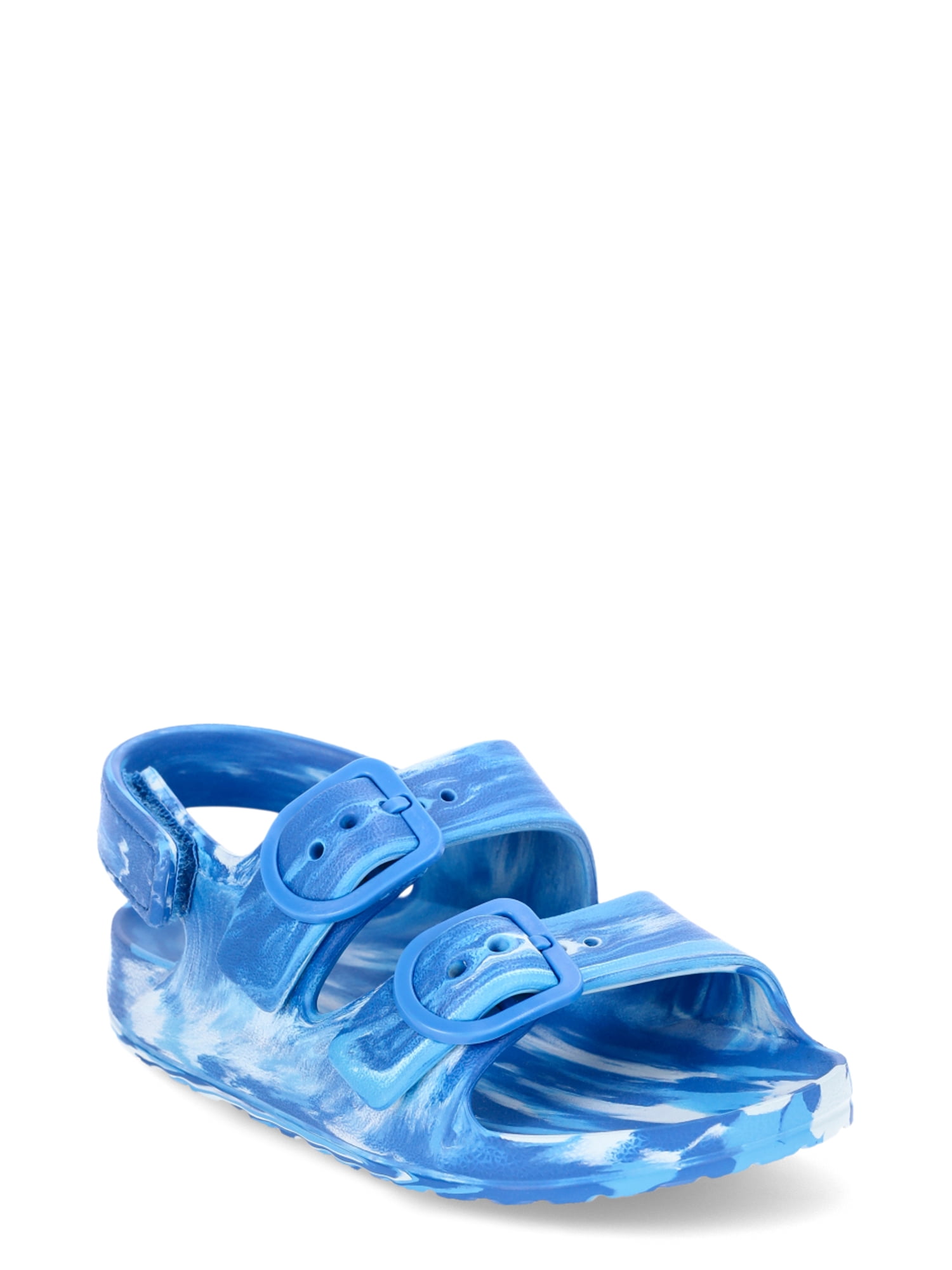 Wonder Nation Toddler Kids EVA Two Buckle Sandal, 2- Pack
