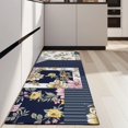 thumbnail image 4 of Pioneer Flower Floral Print Pattern Kitchen Rug Mat,Kitchen Runner Rugs Non Skid Washable,Decorative Kitchen Floor Mats for Kitchen,Sink,Laundry,17"X47", 4 of 5