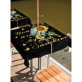 thumbnail image 2 of Outdoor Tablecloth with Umbrella Hole for Patio/Picnic/Party/Camping, Sunflower Waterproof Table Cloth Square Cover Washable, Vintage Botanical (60"x 60"), 2 of 8
