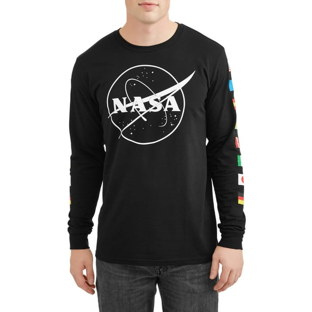 Americana - NASA Men's Long Sleeve Graphic Tee, Up to Size 2XL - Walmart.com - Walmart.com