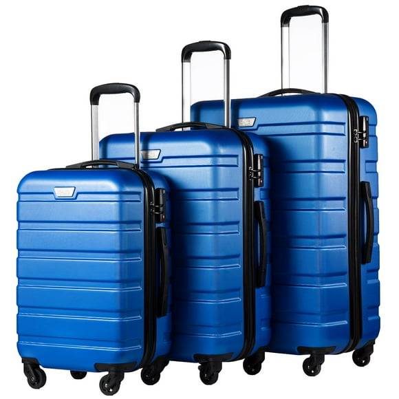 Set de equipaje Coolife Lightweight Hardside Spinner con cierre TSA