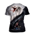 thumbnail image 2 of Rebaike 3D Cobra Snake T Shirt Serpent Graphic Tee Yin Yang Style All Over Print Shirt for Men Women Streetwear Fashion, 2 of 7