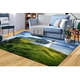 thumbnail image 2 of Sea Scenery Rug, Landscape Rugs, Door Mat Rug, Custom Rug, Sea View, Rugs, Mykines Lighthouse Faroe Islands Rug, Non Slip Rug, Farmhouse Rug, 2'x3' - 60x90 cm, 2 of 7