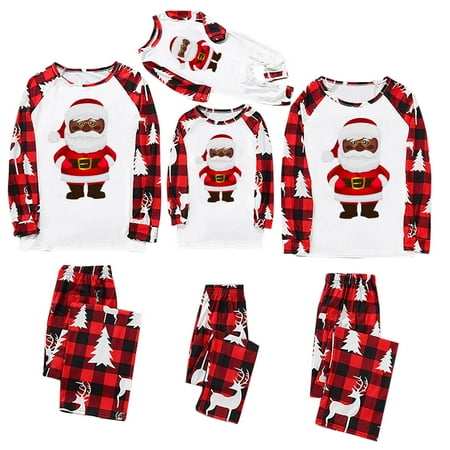

QATAINLAV Baby Clothes 2024 Family Pajamas Christmas Matching Sets Casual Round Neck Long Sleeve Jumpsuits Cute Printed One Piece Romper Flash Deals of the Day Red Baby 0-3M