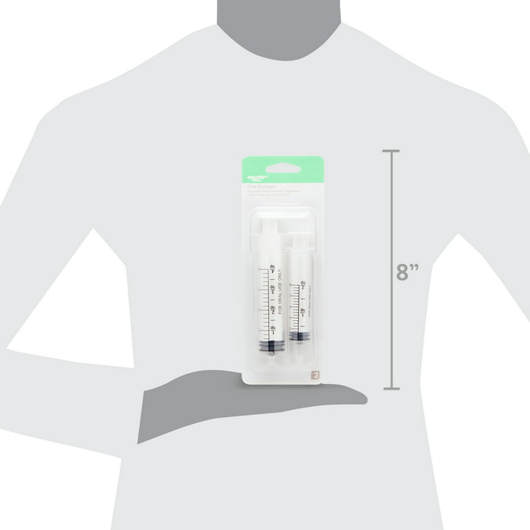 Equate Plastic Medical Dosing Oral Syringe, 4 Tsp Capacity