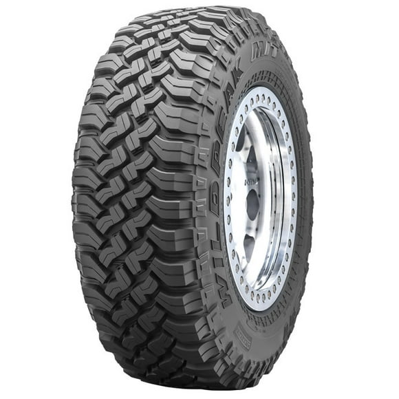 Fits 1989-1997 Ford F-250 Falken Tire Canada Tire 28516952 WILDPEAK MT01; LT305 X 55R20; Mud Terrain Light Truck & SUV; Steel Belted; Radial; Black Sidewall; Tubeless; Symmetrical Tread Design