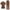 01-Brown, variant on Ecqkame Scrub for Women Set Solid V-Neck Short Sleeve Tops and Long Pant Nurse'S Workwear Suit with Pocket 02-Black S on Clearance