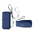 thumbnail image 1 of Travel Umbrella Lightweight Waterproof Windproof Compact Umbrella with Case Dark Blue, 1 of 8