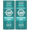 thumbnail image 1 of Desodorante Tom's of Maine, eucalipto y menta, sin aluminio, 95 ml, paquete de 2, 1 of 9