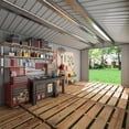 thumbnail image 6 of NETAJE 12'x18' Outdoor Metal Storage Garden Shed, Extra Large Storage Shed with 2 Window, Lockable Doors and Air Vent for Backyard, Garden, Lawn, 6 of 7