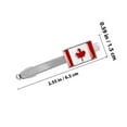 thumbnail image 2 of OULII 1Set Multi Color Flag Cuff-Link Tie Clip Set Metal Shirt Clips for Formal and Casual Wear, 2 of 8